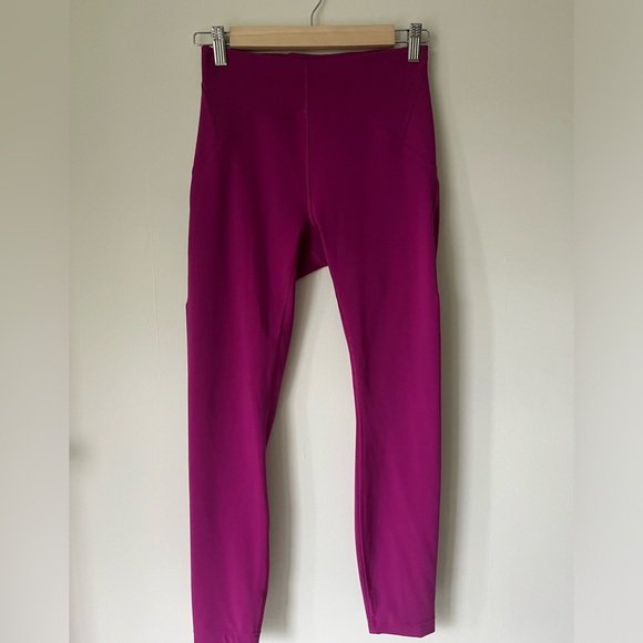 Lululemon Athletica Leggings - InStill High Rise Tight 25” Magenta Purple - Picture 5 of 10
